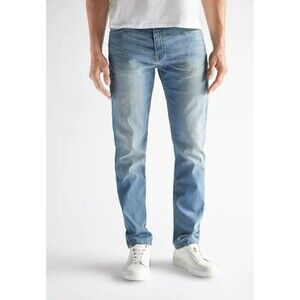 Devil Dog Athletic Fit Stretch Jeans Mens Denim Medium Wash Faded Size 36x32 NEW